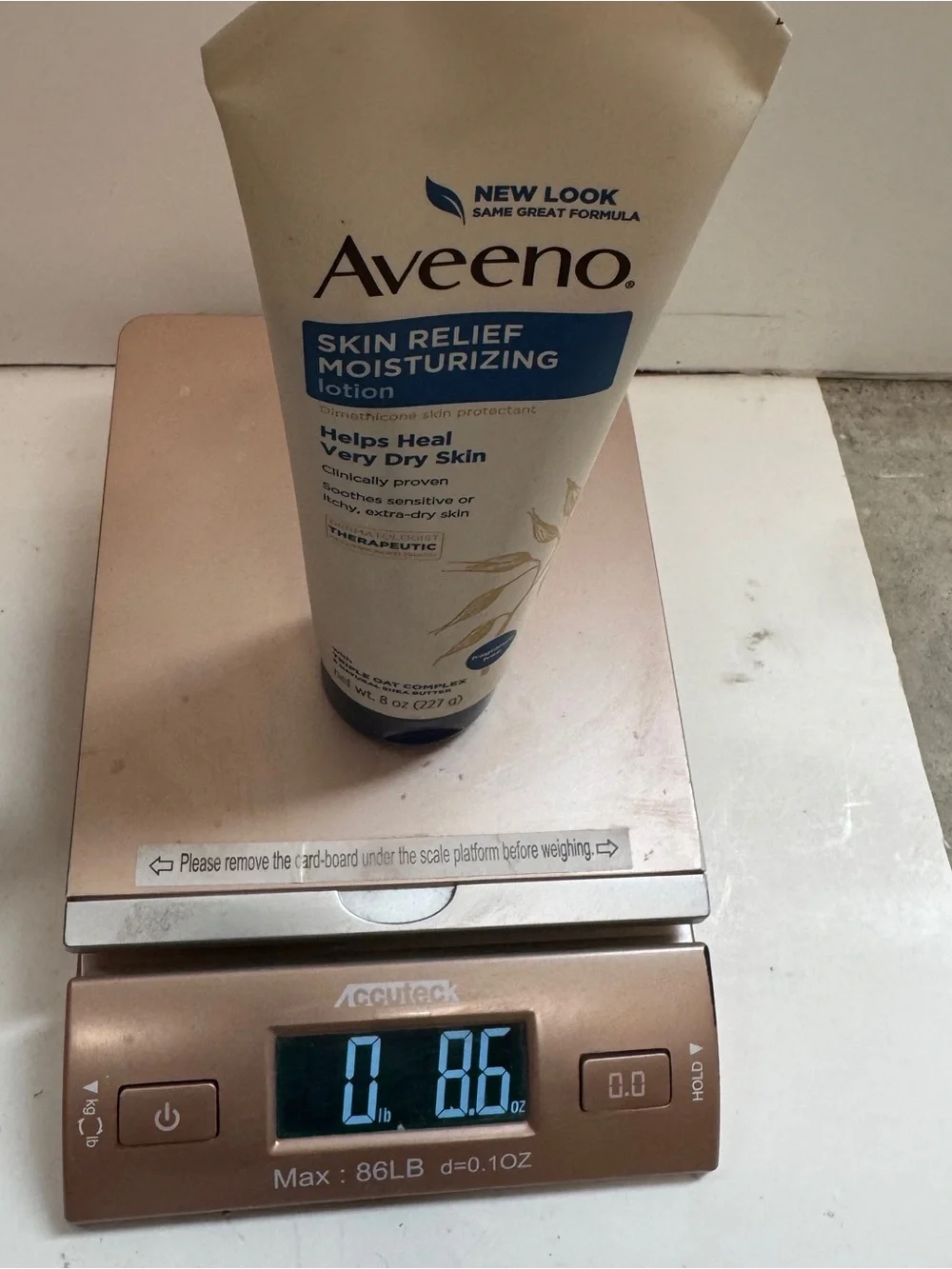 Aveeno Skin Relief Moisturizing Lotion Fragrance Free 8 OZ